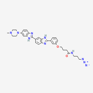 molecular formula C32H36N10O2 B611153 Targapremir-210 CAS No. 1049722-30-6