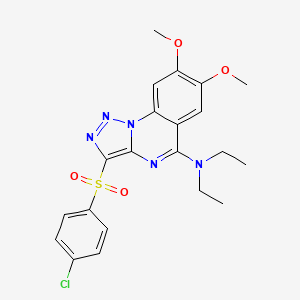 molecular formula C21H22ClN5O4S B611154 Targocil CAS No. 1200443-21-5