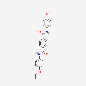 molecular formula C24H24N2O4 B6111594 N1,N4-BIS(4-ETHOXYPHENYL)BENZENE-1,4-DICARBOXAMIDE 