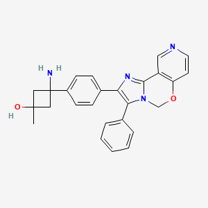 molecular formula C26H24N4O2 B611162 Unii-QI52W1ziib CAS No. 1402602-94-1