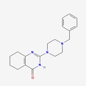 molecular formula C19H24N4O B6111625 2-(4-benzylpiperazin-1-yl)-5,6,7,8-tetrahydroquinazolin-4(3H)-one 