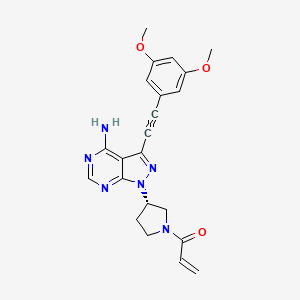 molecular formula C22H22N6O3 B611163 Futibatinib CAS No. 1448169-71-8