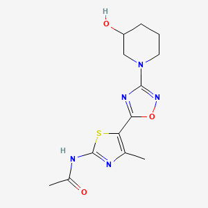 molecular formula C13H17N5O3S B611172 TASP0415914 CAS No. 1292300-75-4