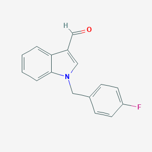 1-(4-fluorobenzyl)-1H-indole-3-carbaldehyde