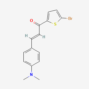 (2E)-1-(5-Bromo-2-thienyl)-3-[4-(dimethylamino)phenyl]-2-propen-1-one