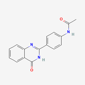molecular formula C16H13N3O2 B6111802 N-[4-(4-oxo-3,4-dihydroquinazolin-2-yl)phenyl]acetamide 