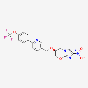 (s)-2-Nitro-6-((6-(4-(trifluoromethoxy)phenyl)pyridin-3-yl)methoxy)-6,7-dihydro-5h-imidazo[2,1-b][1,3]oxazine