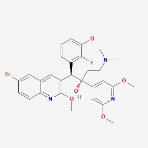 molecular formula C30H33BrFN3O5 B611182 Tbaj-587 CAS No. 2252316-16-6