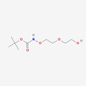 molecular formula C9H19NO5 B611186 Boc-Aminooxy-PEG2 CAS No. 1807503-86-1