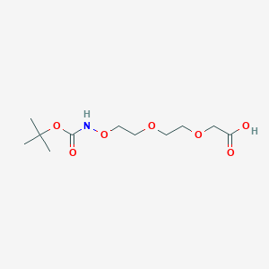 molecular formula C11H21NO7 B611187 Boc-Aminooxy-PEG2-CH2COOH 