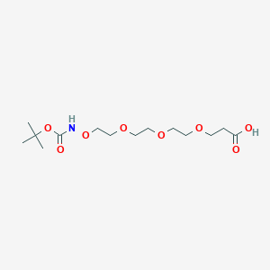 molecular formula C14H27NO8 B611189 Boc-Aminooxy-PEG3-acid CAS No. 1835759-82-4