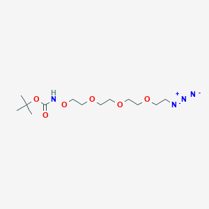 molecular formula C13H26N4O6 B611191 Boc-Aminooxy-PEG3-azide 