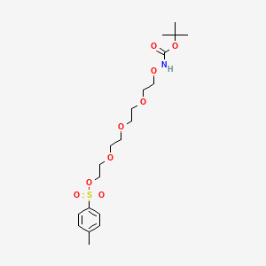 molecular formula C20H33NO9S B611200 Boc-Aminooxy-PEG4-Tos 