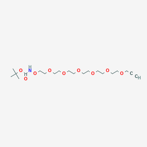 molecular formula C20H37NO9 B611202 t-Boc-aminooxy-PEG6-propargyl CAS No. 2093152-83-9