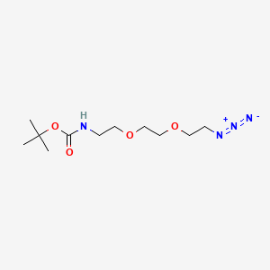 molecular formula C11H22N4O4 B611205 t-Boc-N-Amido-PEG2-Azide CAS No. 950683-55-3
