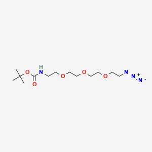 molecular formula C13H26N4O5 B611208 Boc-N-Amido-PEG3-azide CAS No. 642091-68-7