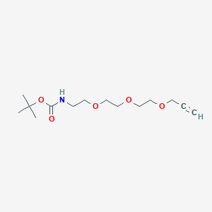 molecular formula C14H25NO5 B611209 Boc-NH-PEG3-propargyl 