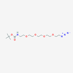 molecular formula C15H30N4O6 B611212 Boc-NH-PEG4-azide 