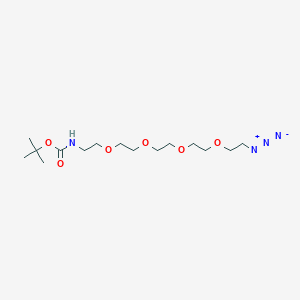 molecular formula C15H30N4O6 B611212 t-Boc-N-Amido-PEG4-Azide CAS No. 940951-99-5
