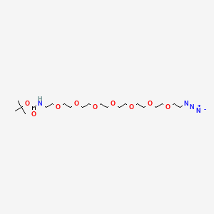 molecular formula C21H42N4O9 B611225 Boc-NH-PEG7-azide 