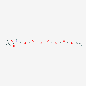molecular formula C22H41NO9 B611226 t-Boc-N-Amido-PEG7-propargyl CAS No. 2112737-90-1