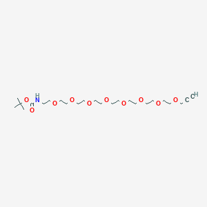 molecular formula C24H45NO10 B611228 t-Boc-N-Amido-PEG8-propargyl CAS No. 2183440-31-3