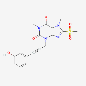 molecular formula C17H16N4O5S B611234 TC13172 CAS No. 2093393-05-4