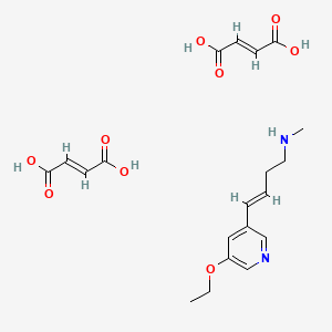 molecular formula C20H26N2O9 B611237 TC-2559 difumarate 