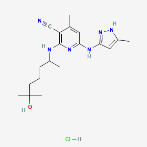 molecular formula C19H29ClN6O B611239 TC-A 2317 hydrochloride CAS No. 1245907-03-2