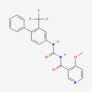 molecular formula C21H16F3N3O3 B611245 S1P1 Agonist III 
