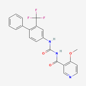 molecular formula C21H16F3N3O3 B611245 S1P1 Agonist III CAS No. 1324003-64-6