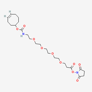 molecular formula C24H38N2O10 B611258 (S)-TCO-PEG4-NHS ester CAS No. 1613439-69-2