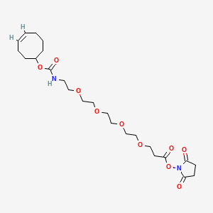 molecular formula C24H38N2O10 B611258 TCO-PEG4-NHS ester CAS No. 1613439-69-2
