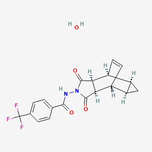 molecular formula C19H17F3N2O4 B611274 Tecovirimat monohydrate CAS No. 1162664-19-8