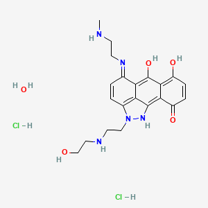 molecular formula C21H27Cl2N5O4 B611282 Moxantrazole CAS No. 132937-88-3