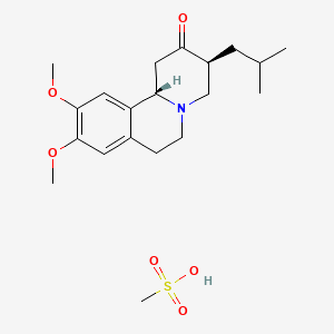 molecular formula C20H31NO6S B611297 Tetrabenazine mesylate CAS No. 804-53-5