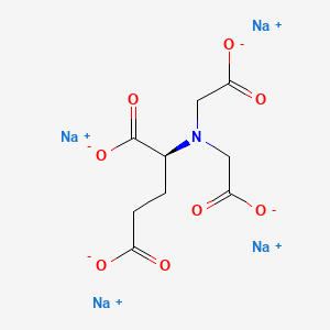molecular formula C9H9NNa4O8 B611306 Tetrasodium glutamate diacetate CAS No. 51981-21-6