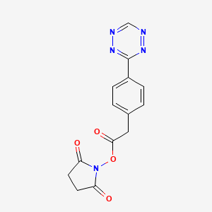 molecular formula C14H11N5O4 B611308 Tetrazine-NHS Ester 