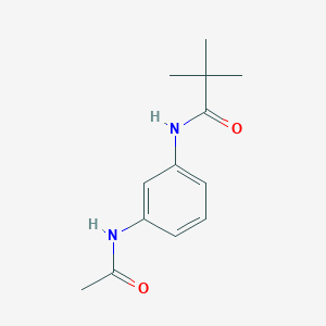 molecular formula C13H18N2O2 B6113091 N-(3-acetamidophenyl)-2,2-dimethylpropanamide CAS No. 521300-04-9