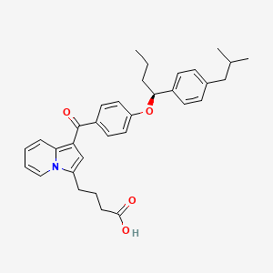 molecular formula C33H37NO4 B611312 FR-146687 CAS No. 146939-64-2