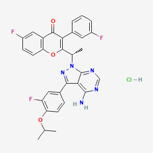 molecular formula C31H25ClF3N5O3 B611320 TGR-1202 hydrochloride CAS No. 1532533-78-0