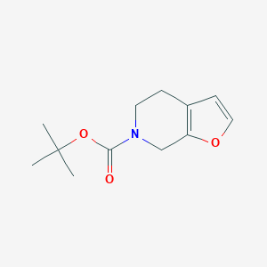 molecular formula C12H17NO3 B061133 tert-Butyl 4,7-dihydrofuro[2,3-c]pyridine-6(5H)-carboxylate CAS No. 179060-28-7