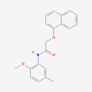 molecular formula C20H19NO3 B6113319 N-(2-methoxy-5-methylphenyl)-2-(naphthalen-1-yloxy)acetamide 
