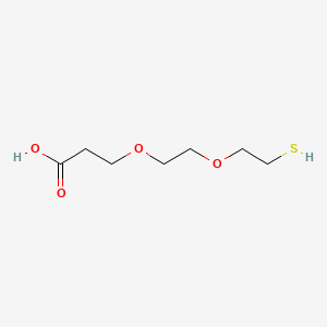 molecular formula C7H14O4S B611343 巯基-PEG2-酸 CAS No. 1379649-73-6