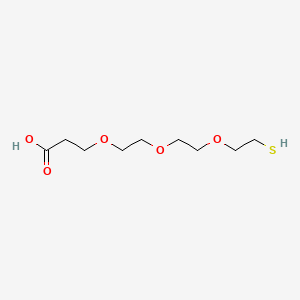 molecular formula C9H18O5S B611344 Thiol-PEG3-acid CAS No. 1347750-82-6