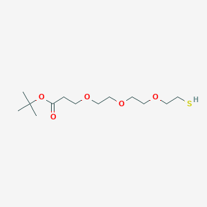molecular formula C13H26O5S B611346 Thiol-PEG3-Boc CAS No. 1446282-39-8