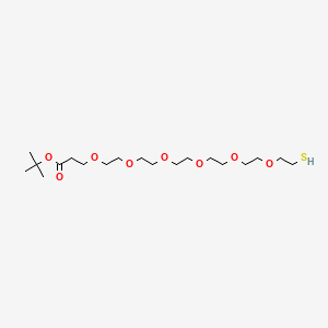 molecular formula C19H38O8S B611348 Thiol-PEG6-t-butyl ester CAS No. 1818294-40-4