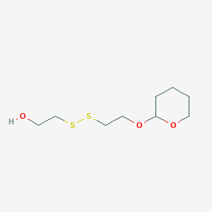 molecular formula C9H18O3S2 B611361 THP-SS-alcohol 