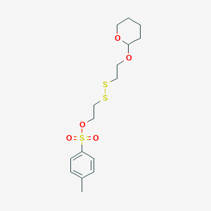 molecular formula C16H24O5S3 B611363 THP-SS-PEG1-Tos 