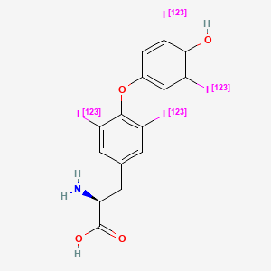 molecular formula C15H11123I4NO4 B611366 甲状腺素 I-123 CAS No. 60345-91-7
